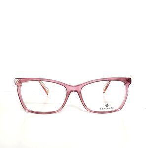 Womens Seraphin OGI Rose Petal Eyeglasses Frames And Case 53-16-140 Japan Made